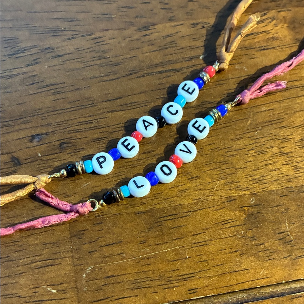Chan Luu Peace & Love Bracelets ❤️ ✌️